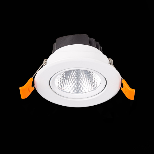 ST211.538.08.36 Св-к встр. Белый LED 1*8W 3000K 640Lm Ra80 36° IP20 D86xH50 220-240V Встраиваемые светильники фото 5