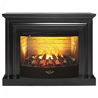 Электрокамин RealFlame Weston 33 BL черный c 3D Firestar 33