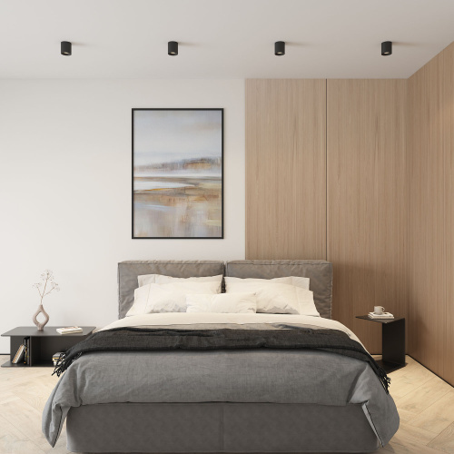 DK3090-BK Светильник накладной IP 20, 10 Вт, GU5.3, LED, черный/черный, пластик фото 9