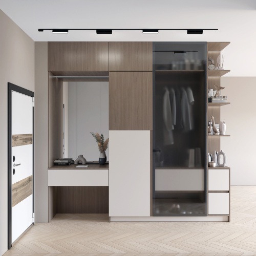 DK5333-BK Светильник для трека Air, серия Linear 4000 со светодиодом, L230*W26*H60мм, 48V DC, 9W, RA?90, 120°, 4000K, IP20, черный, алюминий фото 2 DK5333-BK Светильник для трека Air, серия Linear 4000 со светодиодом, L230*W26*H60мм, 48V DC, 9W, RA?90, 120°, 4000K, IP20, черный, алюминий фото 2