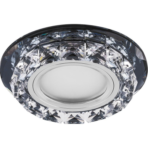Светильник встраиваемый с белой LED подсветкой Feron CD878 потолочный MR16 G5.3 черный Светильник встраиваемый с белой LED подсветкой Feron CD878 потолочный MR16 G5.3 черный