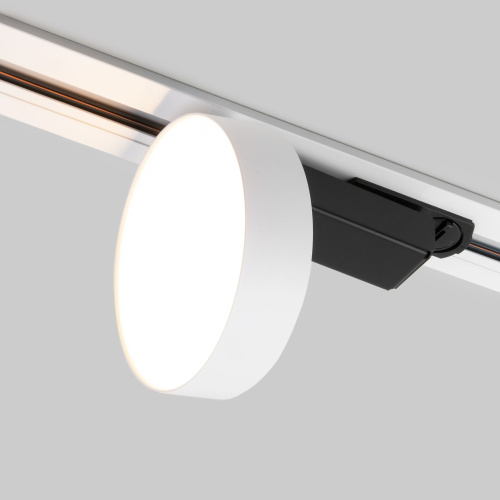 Трековый светодиодный светильник для однофазного шинопровода Pila Белый 12W 4200K 85078/01 фото 4