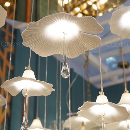 Люстра Cloyd SHANGRILA C33 / выс. 120 см - керамика - золото (арт.11334) фото 7 Люстра Cloyd SHANGRILA C33 / выс. 120 см - керамика - золото (арт.11334) фото 7