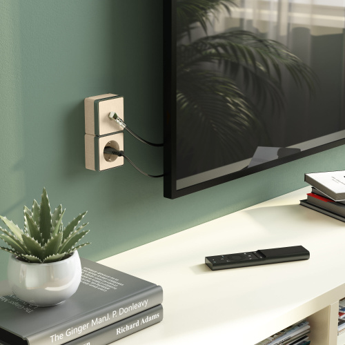 ТВ-розетка оконечная Gallant шампань рифленый W5083010 фото 2 ТВ-розетка оконечная Gallant шампань рифленый W5083010 фото 2