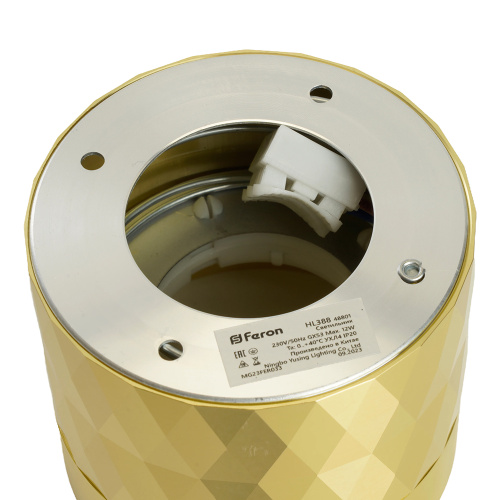 Светильник потолочный Feron HL388 Barrel PRISM GX53 12W 230V, золото фото 8