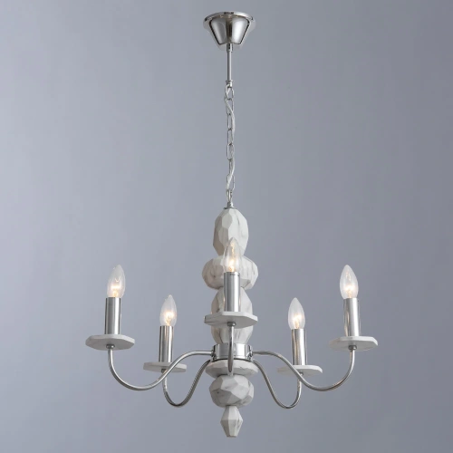 Подвесная люстра Arte Lamp LITIZIA A6062LM-5WH фото 2 Подвесная люстра Arte Lamp LITIZIA A6062LM-5WH фото 2