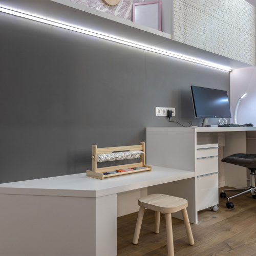 Квадратный угловой алюминиевый профиль для светодиодной ленты LL-2-ALP009 фото 4