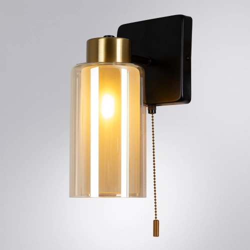 Бра Arte Lamp LEO A7027AP-1BK фото 2 Бра Arte Lamp LEO A7027AP-1BK фото 2