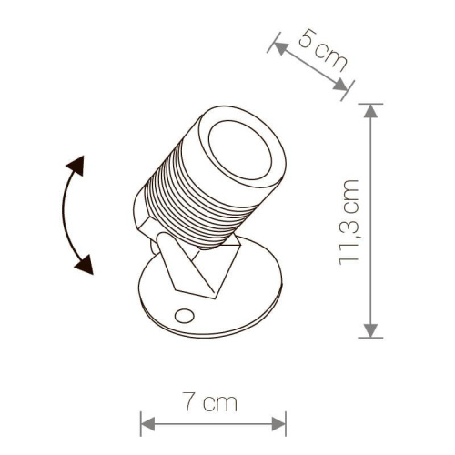 Уличный светодиодный светильник Nowodvorski Spike Led 9101 фото 2
