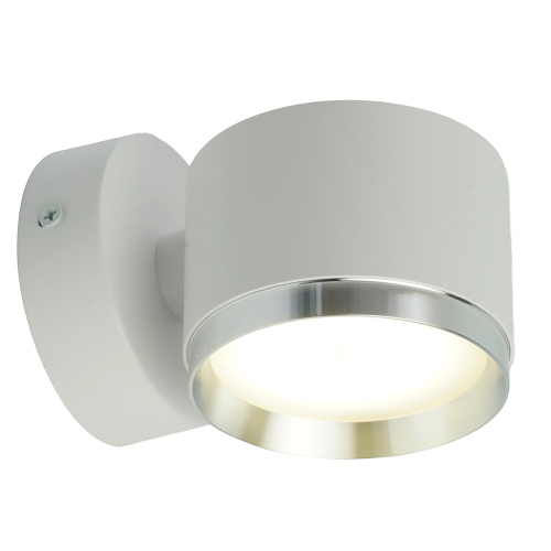 Светильник  настенный Feron HL4598  Barrel DUET 12W, 230V,GX53, белый + хром IP20 фото 4