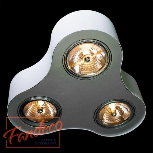 Точечный встраиваемый светильник Arte Lamp CLIFF A5643PL-3WH фото 2