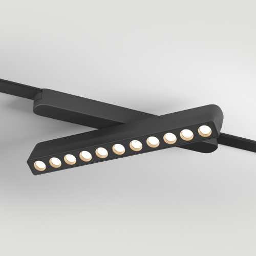 DK5308-BK Светильник для трека Air, серия Grill 3000 со светодиодом, L230*W26*H60мм, 48V DC, 12W, RA?90, 36°, 3000K, IP20, черный, алюминий фото 7 DK5308-BK Светильник для трека Air, серия Grill 3000 со светодиодом, L230*W26*H60мм, 48V DC, 12W, RA?90, 36°, 3000K, IP20, черный, алюминий фото 7