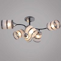Потолочная люстра Reluce 45360-0.3-06 BK+CR