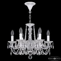 Люстра с хрустальными подвесками AL16302/6/160 WMN Bohemia Ivele Crystal (Богемия Ивеле Кристалл)