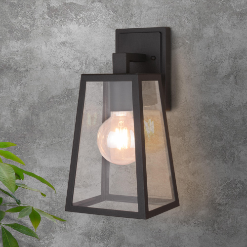 Уличный настенный светильник Germes D IP33 GL 1015D чёрный фото 6 Уличный настенный светильник Germes D IP33 GL 1015D чёрный фото 6