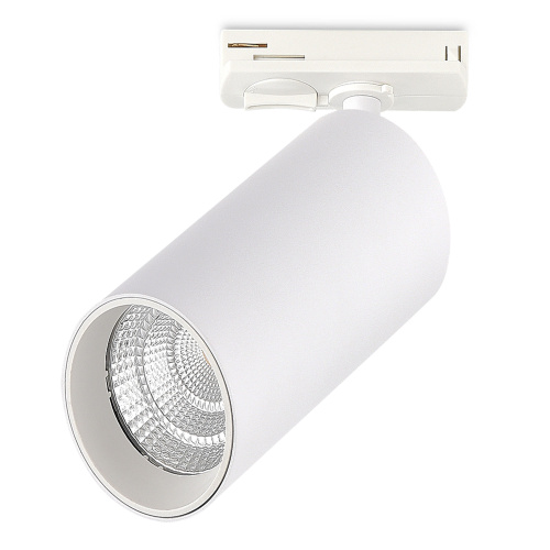 ST382.536.20.TRIAC Св-к трек. Белый LED 1*20W 3000K 1 800Lm Ra>90 24 IP20 DxH- 220V BASE фото 2