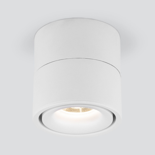 Накладной потолочный светодиодный светильник DLR031 15W 4200K 3100 белый матовый фото 2