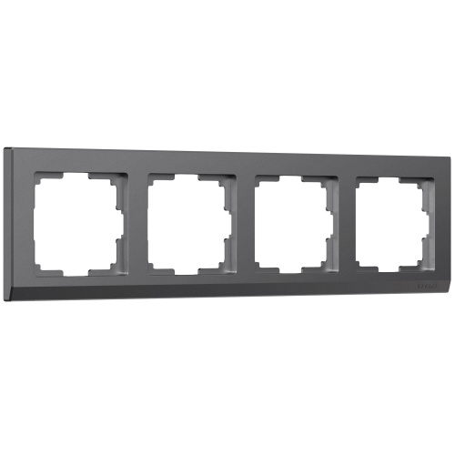 Рамка из поликарбоната на 4 поста Stark графит матовый W0041864 Рамка из поликарбоната на 4 поста Stark графит матовый W0041864
