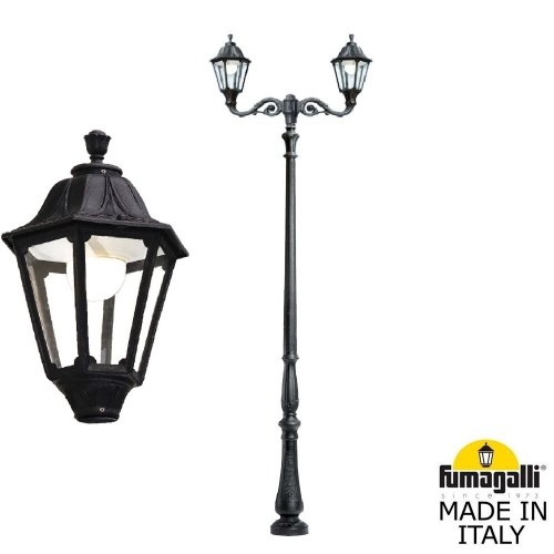 Fumagalli Парковый фонарь FUMAGALLI TABOR ADAM/NOEMI 2L E35.205.M20.AXH27 Fumagalli Парковый фонарь FUMAGALLI TABOR ADAM/NOEMI 2L E35.205.M20.AXH27