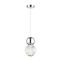 5007/7L L-VISION ODL23 573 хром/прозрачный/металл/акрил Подвес LED 7W 4000K 350Лм CRYSTAL