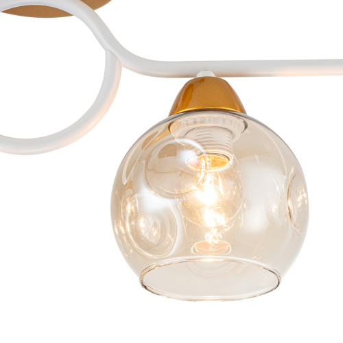Потолочный светильник Escada 1100/4P E27*60W Gold/White фото 3 Потолочный светильник Escada 1100/4P E27*60W Gold/White фото 3
