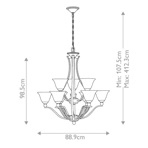 Люстра Hinkely Lighting, Арт. HK-BOLLA9 фото 6 Люстра Hinkely Lighting, Арт. HK-BOLLA9 фото 6