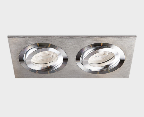 SAG203-4 silver/silver светильник встраиваемый поворотный фото 5