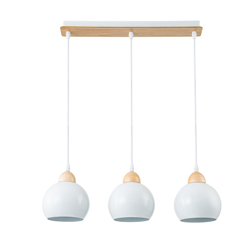 Подвесной светильник Escada 10178/3S E27*40W White/Wood фото 5