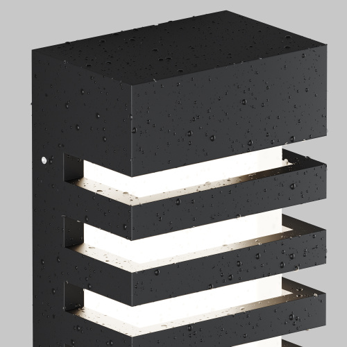 Уличный настенный светильник Outdoor O034WL-01B фото 5