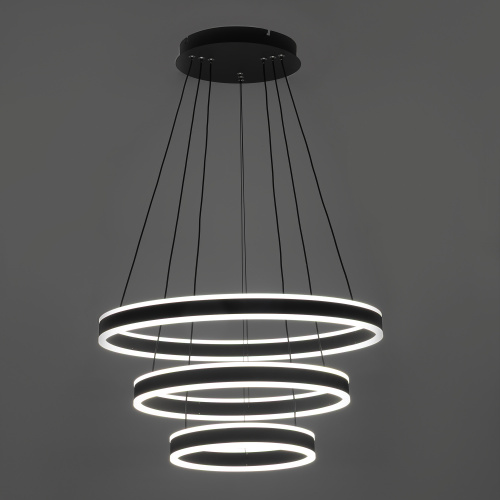 Citilux Дуэт CL719651 LED Люстра подвесная с пультом Чёрная фото 7 Citilux Дуэт CL719651 LED Люстра подвесная с пультом Чёрная фото 7