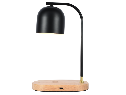 Настольная лампа черная E27 беспроводная зарядка 37см Zortes DESKLIGHT ZRS.1066.01 фото 4