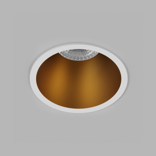 DK3026-WG Встраиваемый светильник, IP 20, 10 Вт, GU5.3, LED, белый/золотой, пластик фото 7