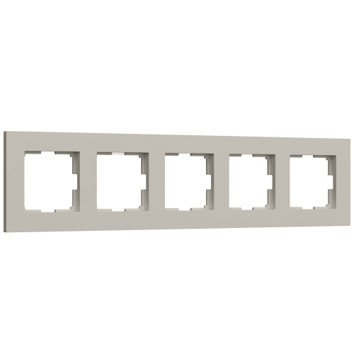 W0052917/ Рамка на 5 постов Slab (дымчатый софт) W0052917 W0052917/ Рамка на 5 постов Slab (дымчатый софт) W0052917