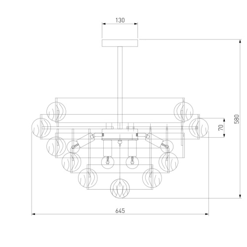 Потолочная люстра Bogates 295/10 фото 6