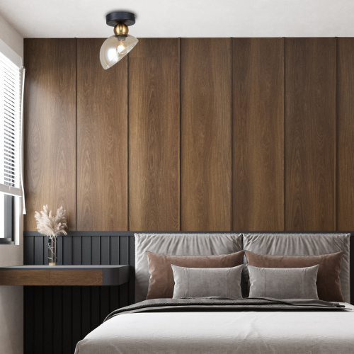 Потолочный светильник Escada 2109/1P E14*40W Black/Brass фото 2