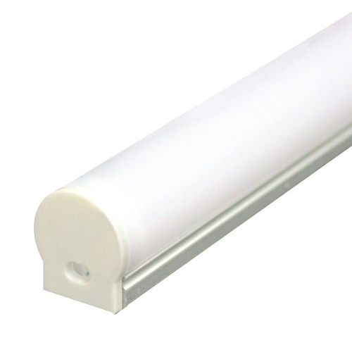 Профиль алюминиевый круглый узкий, серебро, CAB282 фото 3