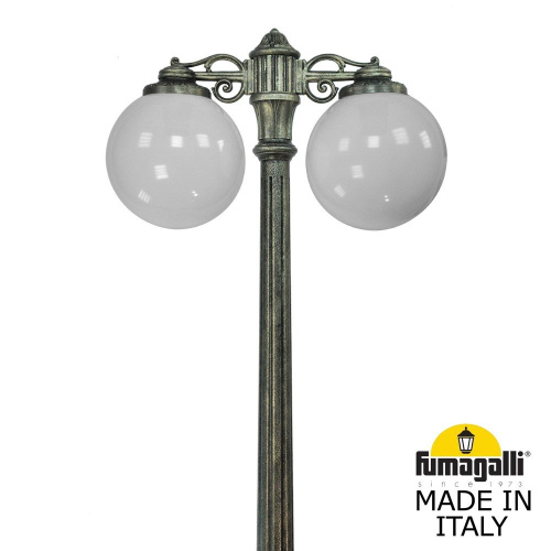 Fumagalli Садово-парковый фонарь FUMAGALLI RICU BISSO/G300 2L DN G30.157.S20.BYE27DN фото 2 Fumagalli Садово-парковый фонарь FUMAGALLI RICU BISSO/G300 2L DN G30.157.S20.BYE27DN фото 2