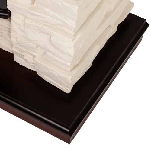 Каминокомплект ELFORD/РАЛЬФ Античный дуб с очагом Электроочаг FIREFIELD 25 фото 7