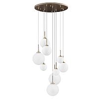 813093 Люстра GLOBO 9х40W E14 шампань/белый