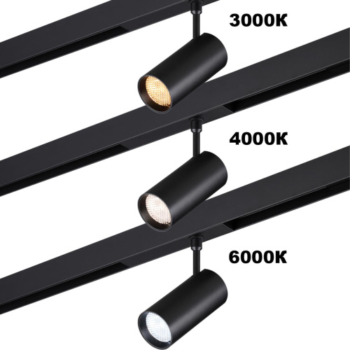 359958 PORT NT25 220 черный Трековый светильник с переключ. цв. темпер. IP20 LED 3000К\4000К\6000К 18W 90-240V VECTOR фото 5 359958 PORT NT25 220 черный Трековый светильник с переключ. цв. темпер. IP20 LED 3000К\4000К\6000К 18W 90-240V VECTOR фото 5