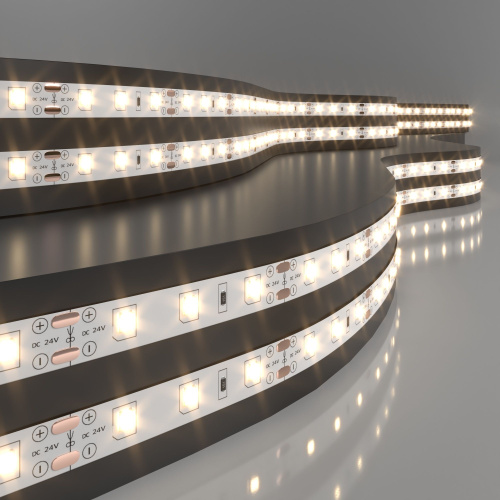 Светодиодная лента 24 В 4,8 Вт/м 60 Led/м 2835 IP20, теплый белый 3300K, 5 м Лента светодиодная 24V 4,8W 60Led 2835 IP20 теплый белый, 5м Светодиодная лента 24 В 4,8 Вт/м 60 Led/м 2835 IP20, теплый белый 3300K, 5 м Лента светодиодная 24V 4,8W 60Led 2835 IP20 теплый белый, 5м