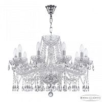 Люстра 5413/10/240 Ni Clear/M-1F Bohemia Ivele Crystal (Богемия Ивеле Кристалл)