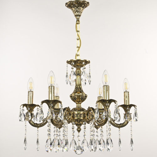 Люстра с хрустальными подвесками AL79101/6/175 A GB Bohemia Ivele Crystal (Богемия Ивеле Кристалл) фото 4