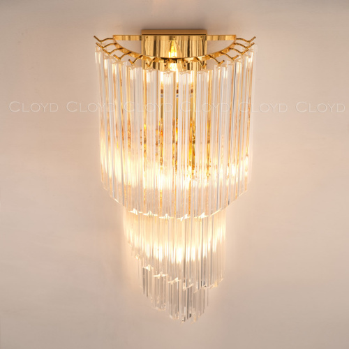 Бра Cloyd EVOLUTE-A W4 / выс. 60 см - золото (арт.20104) Бра Cloyd EVOLUTE-A W4 / выс. 60 см - золото (арт.20104)