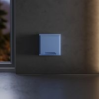 Накладка для розетки с заземлением, защитными шторками и крышкой, S70 (деним) Voltum VLS000815