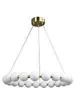 Люстра подвесная латунь LED 100Вт D73см Zortes KRANZ ZRS.1585.21