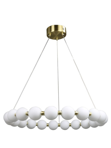 Люстра подвесная латунь LED 100Вт D73см Zortes KRANZ ZRS.1585.21