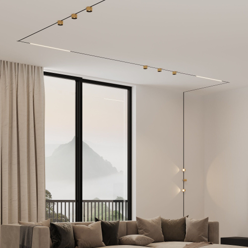 Mini Magnetic Трековый светильник 5W 3000K латунь/черный 85206/01 фото 3 Mini Magnetic Трековый светильник 5W 3000K латунь/черный 85206/01 фото 3