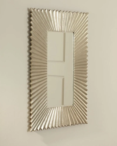 Серебряное настенное зеркало "Майлз"