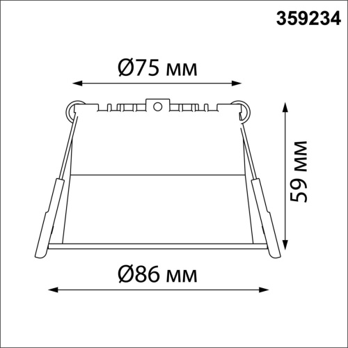 359234 SPOT NT23 536 белый Светильник встраиваемый светодиодный IP20 LED 9W 220V 540Лм 3000К TRAN фото 3 359234 SPOT NT23 536 белый Светильник встраиваемый светодиодный IP20 LED 9W 220V 540Лм 3000К TRAN фото 3